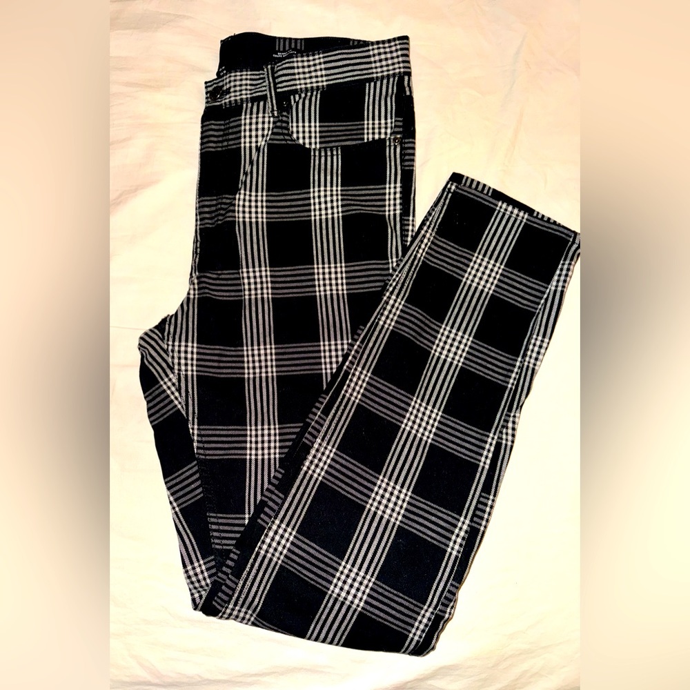 H&M black striped pant